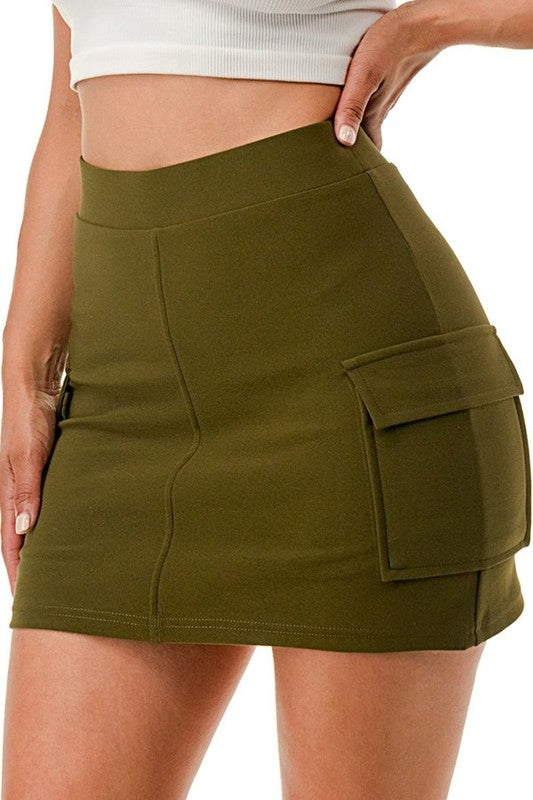 CARGO MINI SKIRT