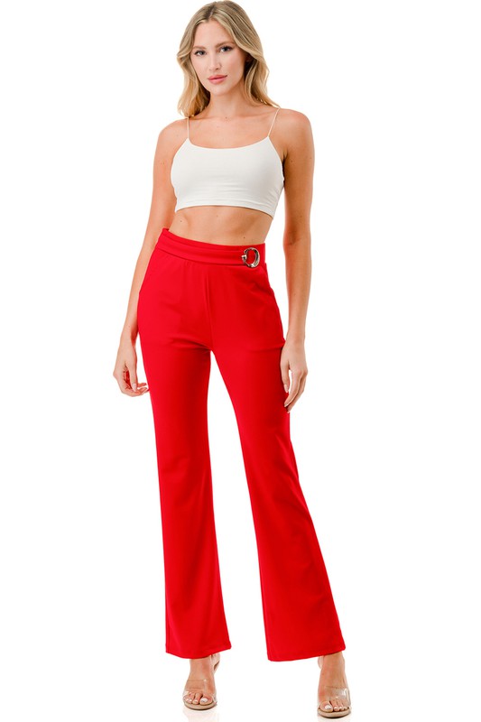 CROP FLARED PANTS