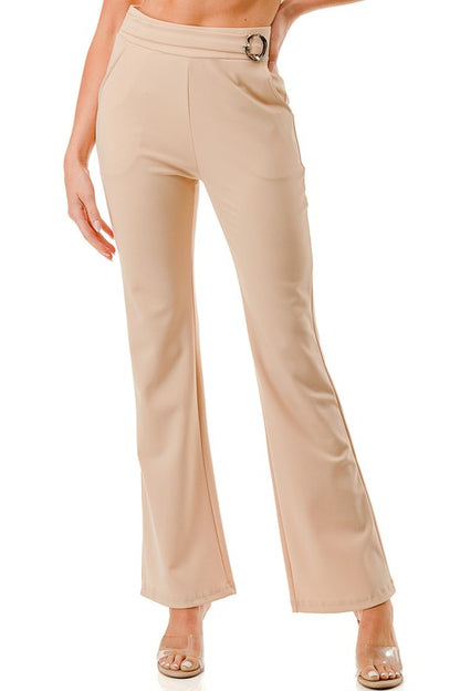 CROP FLARED PANTS