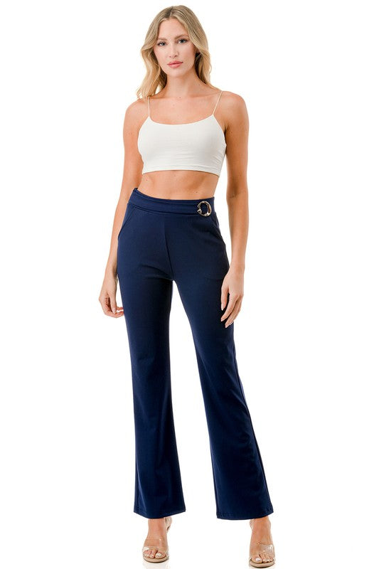 CROP FLARED PANTS