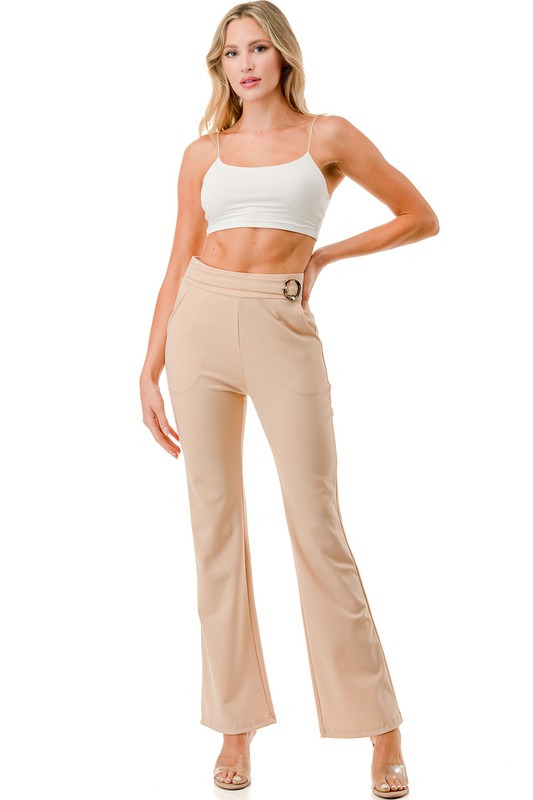 CROP FLARED PANTS