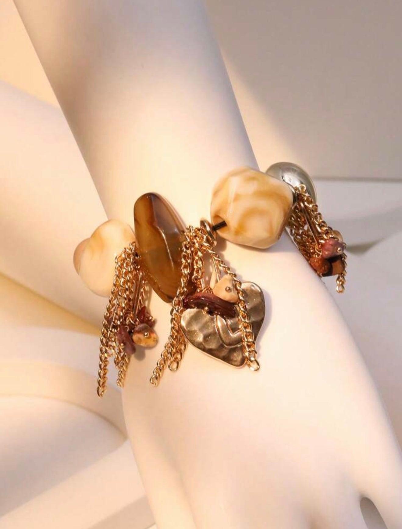1 PC EXAGGERATED RESIGN ASYMMETRIC BRACELET