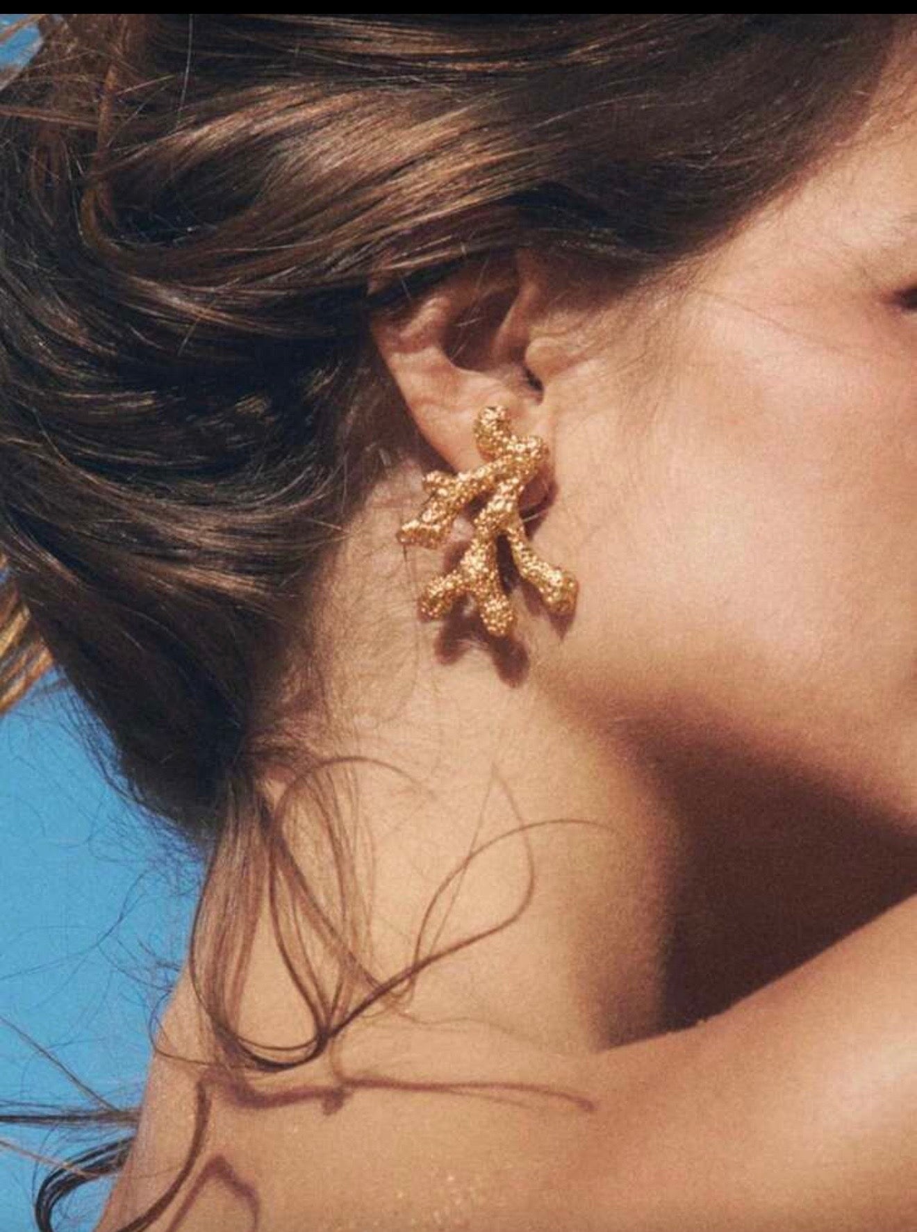 COR GOLD EARRINGS