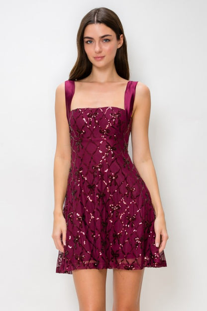 MNI SEQUINED PARTY DRESS