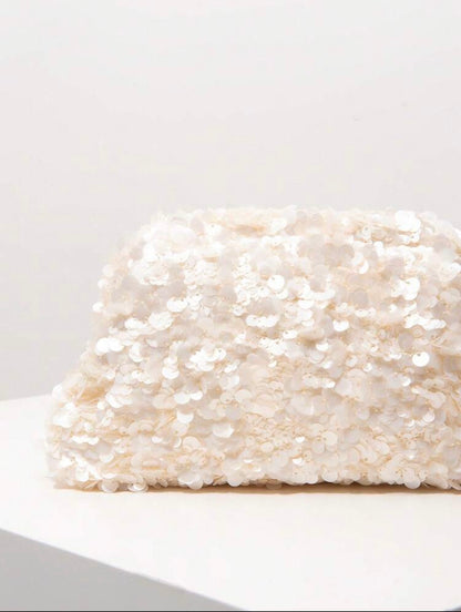 SEQUIN PARTY CLUTCH BAG