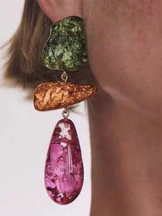 COLOR RESIGN EARRINGS