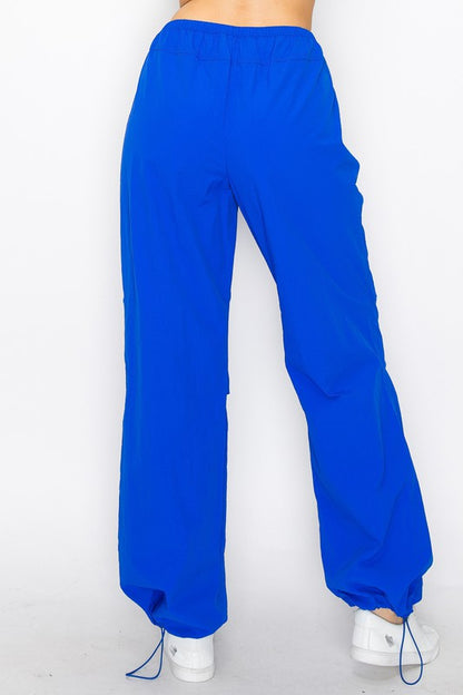 ELASTIC PARACHUTE SOLID PANTS