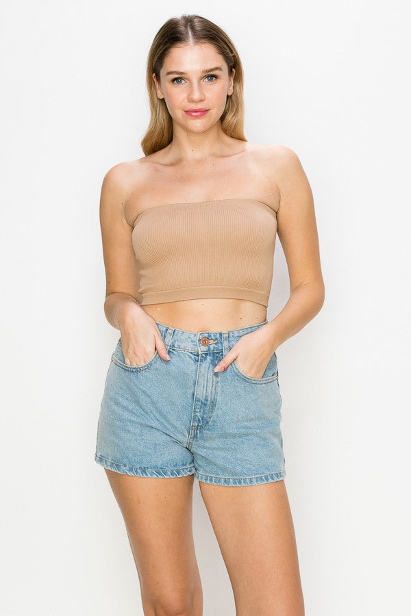 RIBBED TUBE TOP