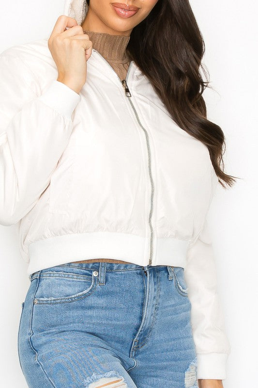 Reversibvle Hoodie Zip Jacket