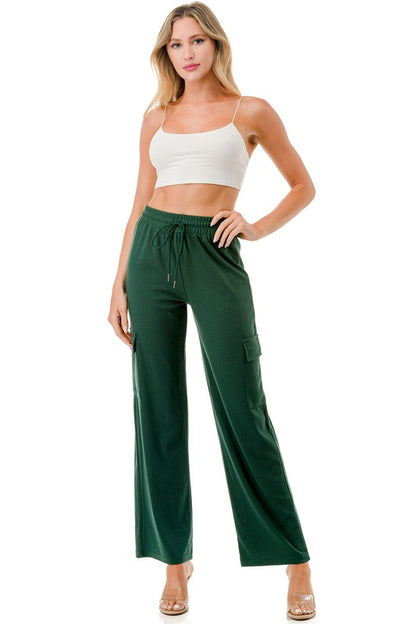 WIDE LEG CARGO PANTS