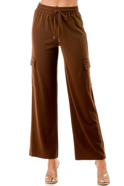 WIDE LEG CARGO PANTS