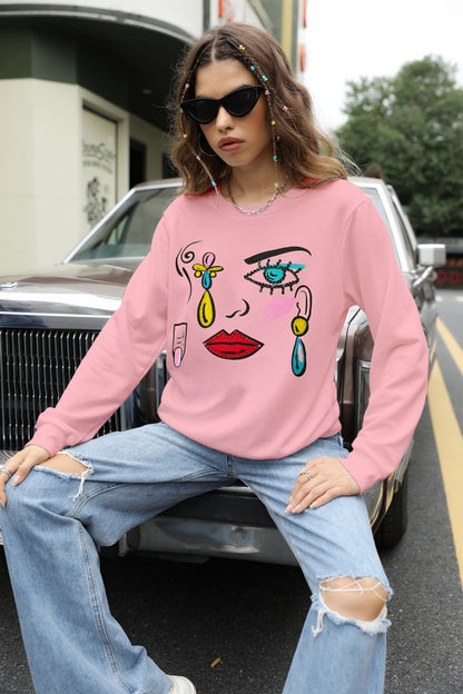 CRY LONG SLEEVES Sweatshirt