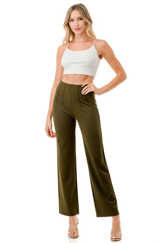 STRAIGHT LEG FORMAL PANTS