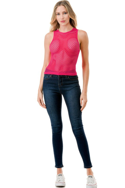 FISHNET TANK TOP