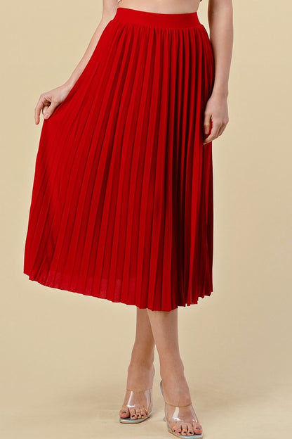 PLEATED SKIRT