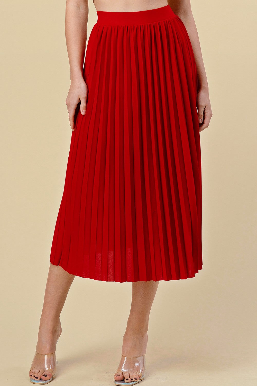 PLEATED SKIRT