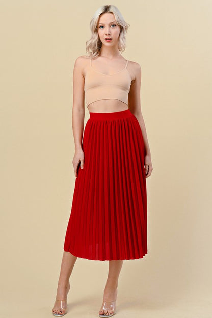 PLEATED SKIRT