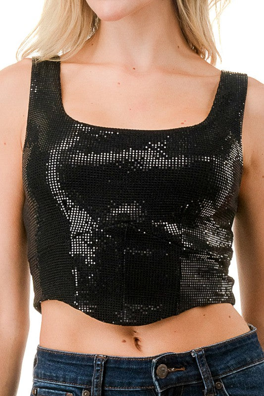 GLITTER TANK TOP