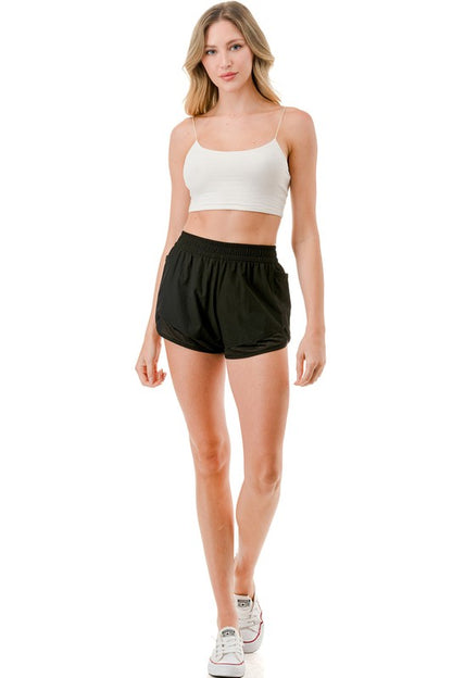 QUICKDRY MESH PANELED SHORTS