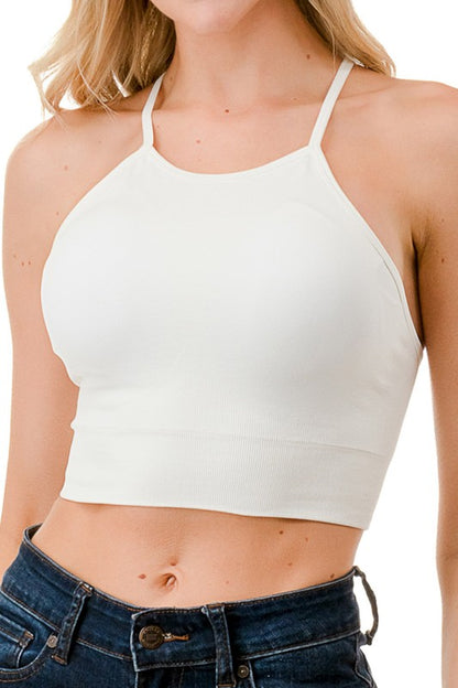 HALTER NECK CROP TOP