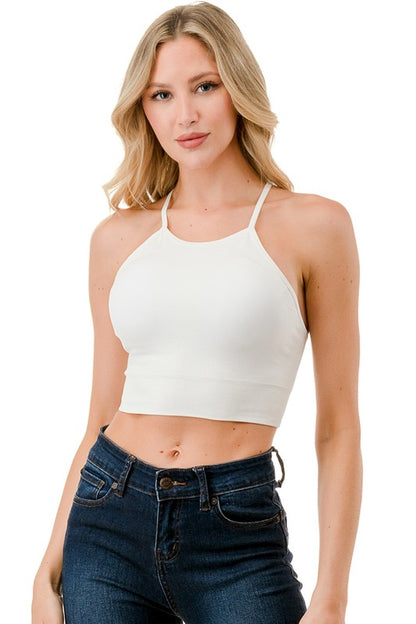 HALTER NECK CROP TOP