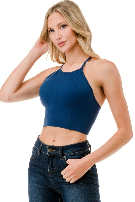 HALTER NECK CROP TOP