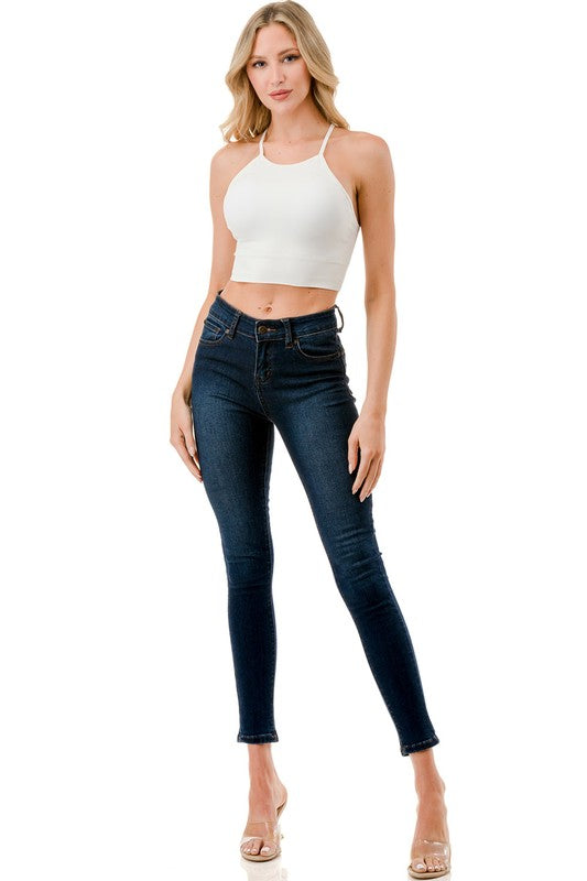 HALTER NECK CROP TOP