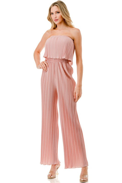 PLEATED JUMPSUITS