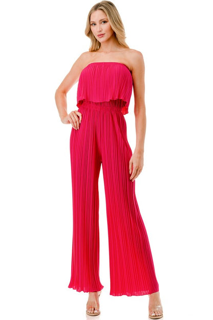 PLEATED JUMPSUITS