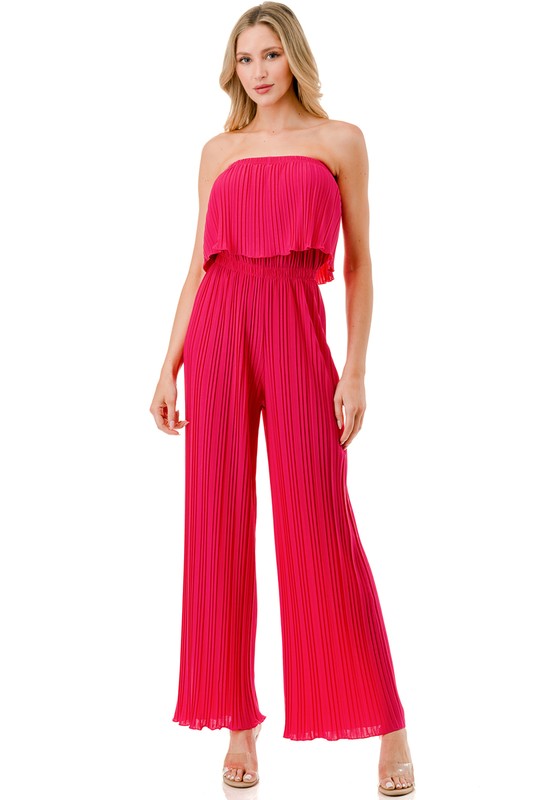 PLEATED JUMPSUITS