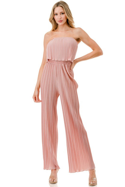 PLEATED JUMPSUITS