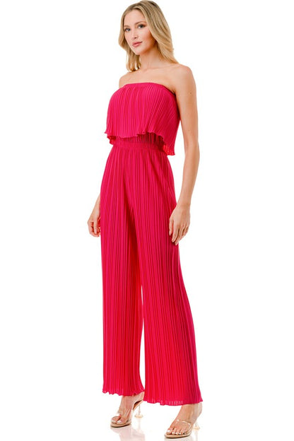 PLEATED JUMPSUITS