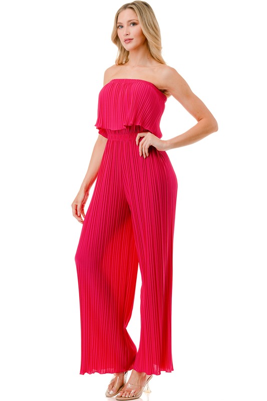 PLEATED JUMPSUITS