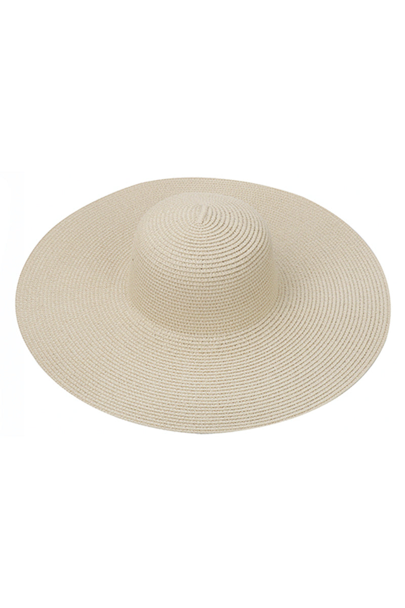 STRAW FLOPPY SUN HAT