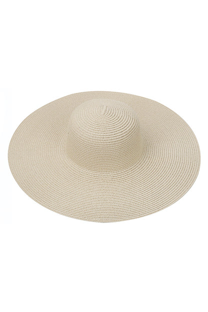 STRAW FLOPPY SUN HAT