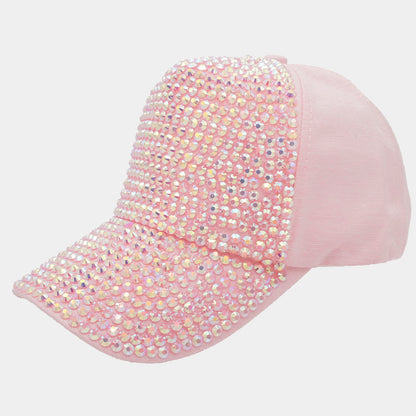 ALL BLING RHINESTONE CAP