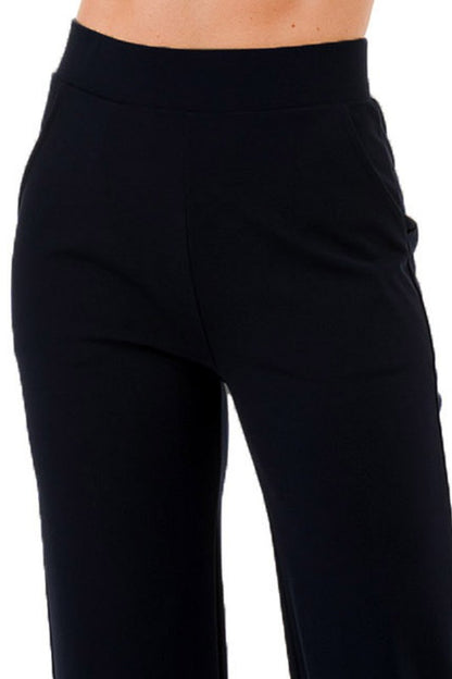 YOGA FABRIC BELL BOTTOM PANTS