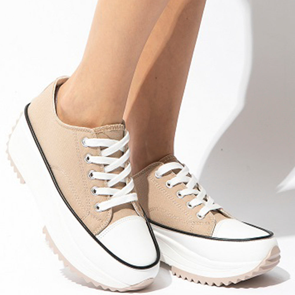 LACE PLATFORM SNEAKER