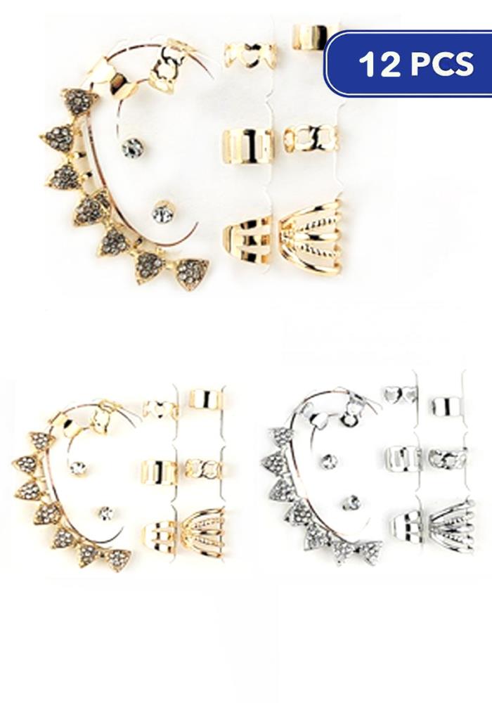 FASHION EAR CUFF EARRING SET