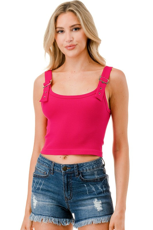 BELT TRIM TANK TOP