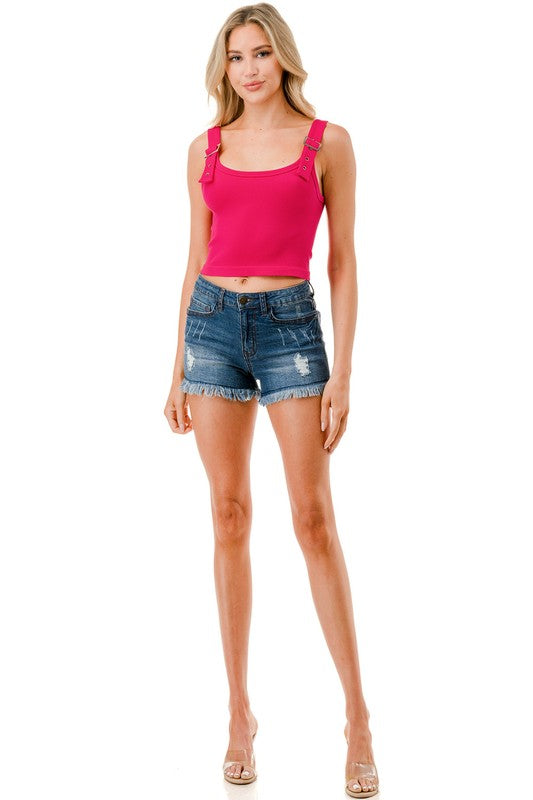 BELT TRIM TANK TOP