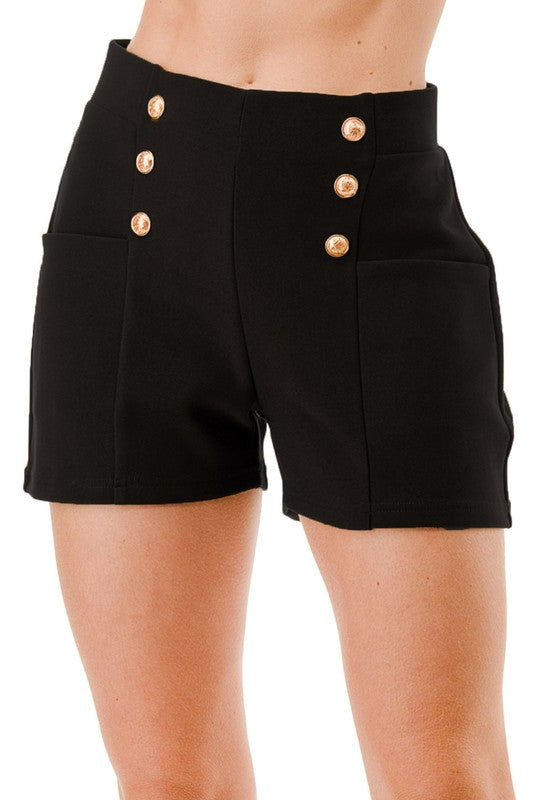 BUTTONED SHORTS