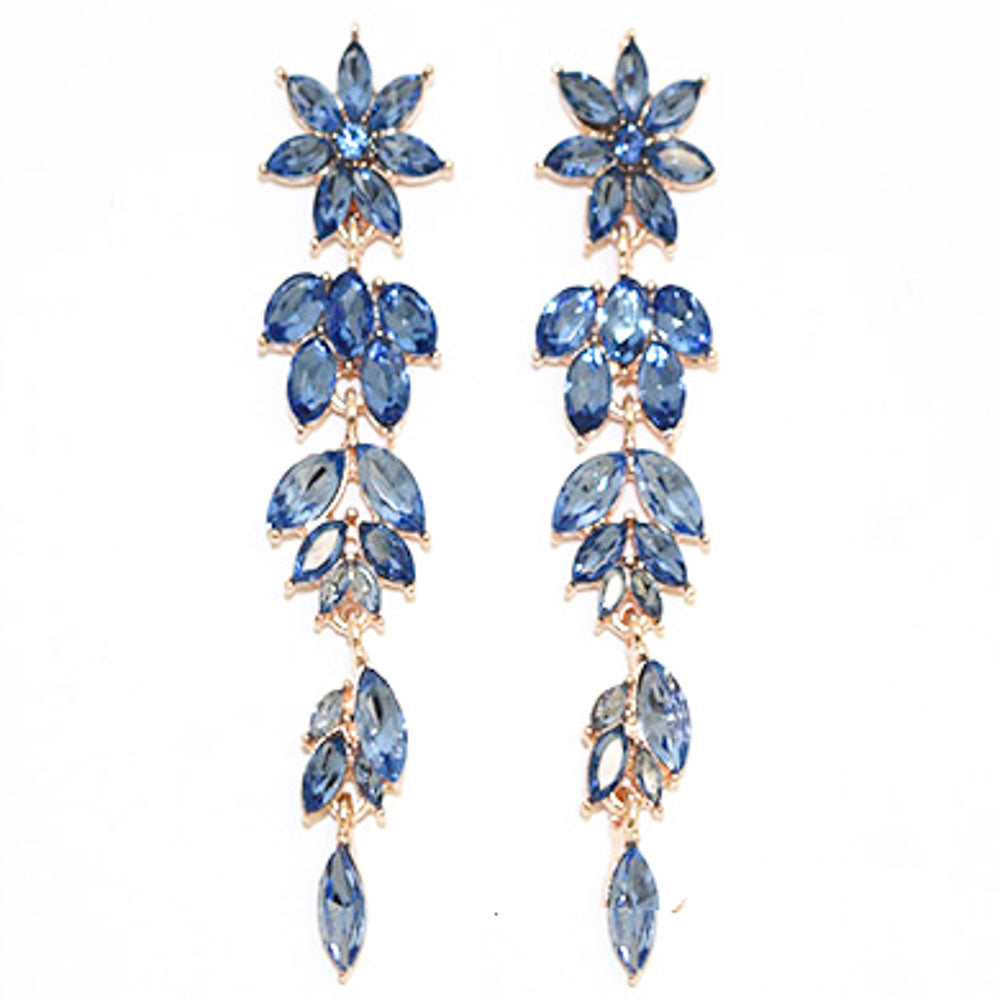 CRYSTAL STONE DROP EARRINGS