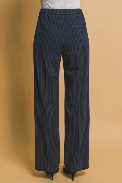 PINSTRIPED VEST AND PANTS SET