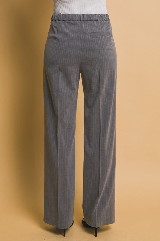 PINSTRIPED VEST AND PANTS SET