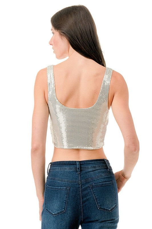 GLITTER TANK TOP