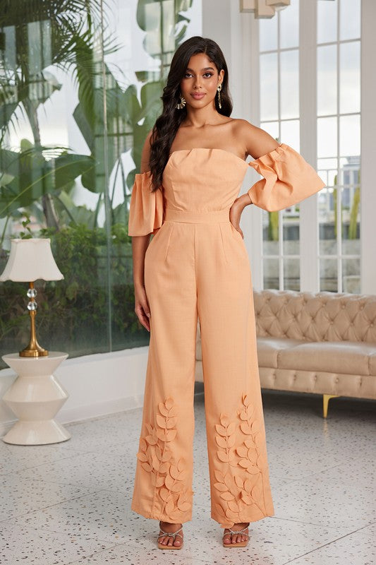 SOLID COLOR JUMPSUIT