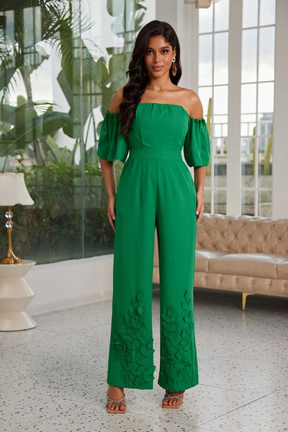 SOLID COLOR JUMPSUIT