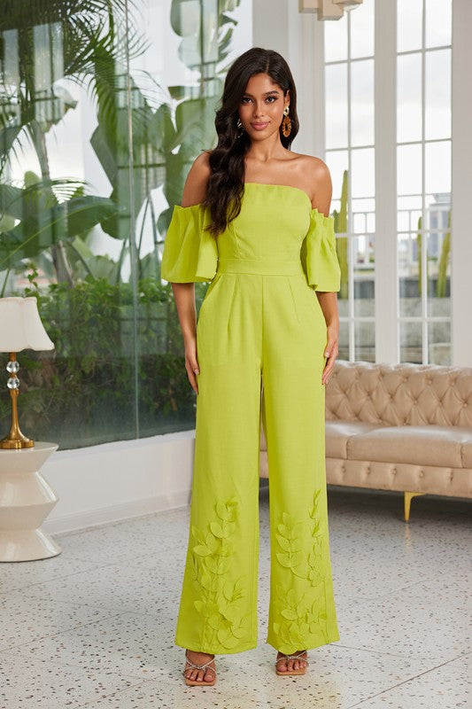 SOLID COLOR JUMPSUIT