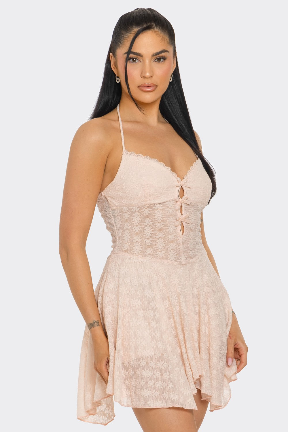 Lace Romper Dress
